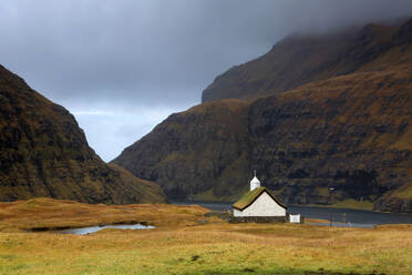 Saxun, Island of Streymoy, Faroe Islands, Denmark, North Atlantic - RHPLF32742