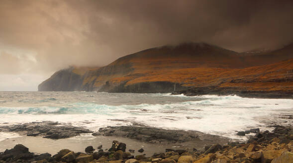 Eidi, Eysturoy, Faroe Islands, Denmark, North Atlantic - RHPLF32749