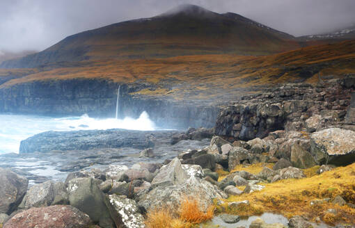 Eidi, Eysturoy, Faroe Islands, Denmark, North Atlantic - RHPLF32754