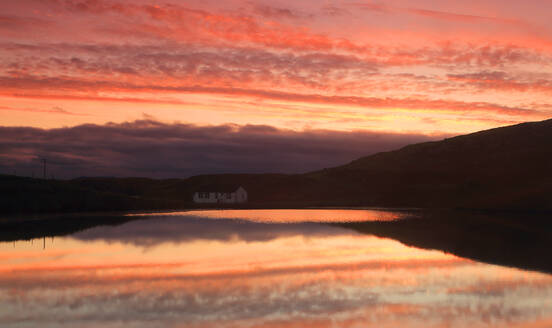 Dusk, South Harris, Outer Hebrides, Scotland, United Kingdom, Europe - RHPLF32758