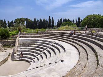 Roman Odeon, Western Archaeological Zone, Kos Town, Kos Island, Dodecanese, Greek Islands, Greece, Europe - RHPLF32806