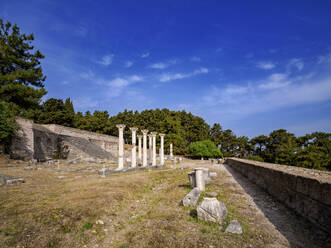 Ruins of ancient Asclepieion, Kos Island, Dodecanese, Greek Islands, Greece, Europe - RHPLF32809