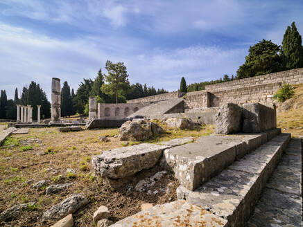 Ruins of ancient Asclepieion, Kos Island, Dodecanese, Greek Islands, Greece, Europe - RHPLF32811