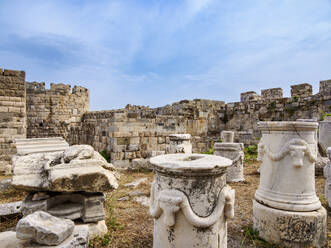 Nerantzia Castle, detailed view, Kos Town, Kos Island, Dodecanese, Greek Islands, Greece, Europe - RHPLF32821