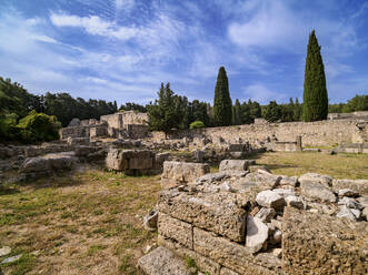Ruins of ancient Asclepieion, Kos Island, Dodecanese, Greek Islands, Greece, Europe - RHPLF32824