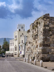 Nerantzia Castle and Palazzo del Governo, Kos Town, Kos Island, Dodecanese, Greek Islands, Greece, Europe - RHPLF32831