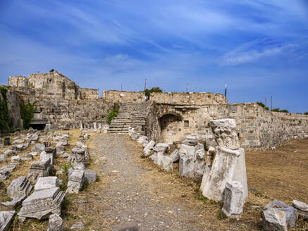 Nerantzia Castle, Kos Town, Kos Island, Dodecanese, Greek Islands, Greece, Europe - RHPLF32833