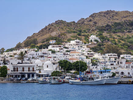 Port in Skala, Patmos Island, Dodecanese, Greek Islands, Greece, Europe - RHPLF32838