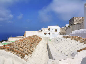 View of Patmos Chora, Patmos Island, Dodecanese, Greek Islands, Greece, Europe - RHPLF32870