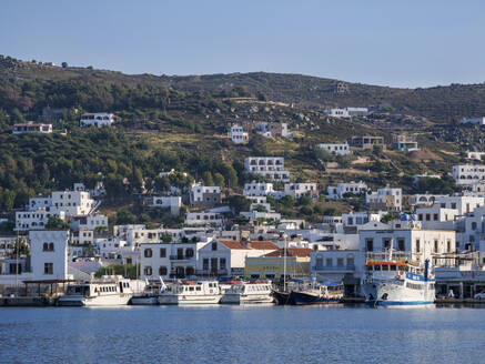 Port in Skala, Patmos Island, Dodecanese, Greek Islands, Greece, Europe - RHPLF32879