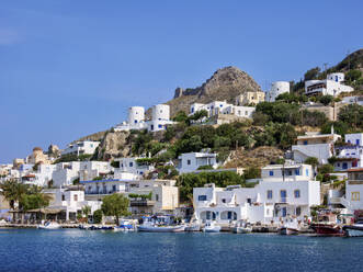 Pandeli Waterfront, Leros Island, Dodecanese, Greek Islands, Greece, Europe - RHPLF32938