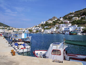Pandeli Fishing Port, Leros Island, Dodecanese, Greek Islands, Greece, Europe - RHPLF32940