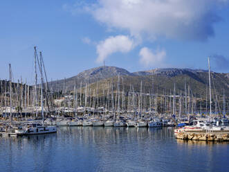 Leros Marina, Lakki Town, Leros Island, Dodecanese, Greek Islands, Greece, Europe - RHPLF32959