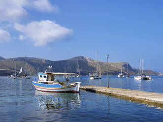 Port in Lakki Town, Leros Island, Dodecanese, Greek Islands, Greece, Europe - RHPLF32965