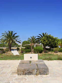Nikos Kazantzakis-Grab, Stadt Heraklion, Kreta, Griechische Inseln, Griechenland, Europa - RHPLF33014