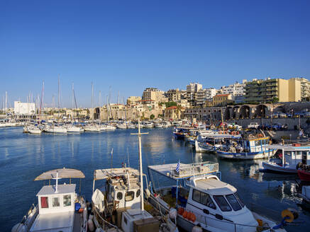 Alter venezianischer Hafen, Stadt Heraklion, Kreta, Griechische Inseln, Griechenland, Europa - RHPLF33024