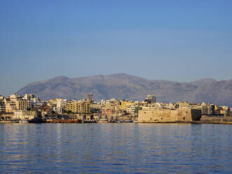 Blick auf die Festung von Koules, Stadt Heraklion, Kreta, Griechische Inseln, Griechenland, Europa - RHPLF33026