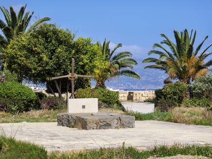 Nikos Kazantzakis-Grab, Stadt Heraklion, Kreta, Griechische Inseln, Griechenland, Europa - RHPLF33031