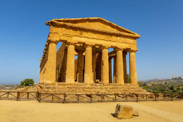 Concordia-Tempel, Valle dei Templi (Tal der Tempel), UNESCO-Weltkulturerbe, hellenische Architektur, Agrigent, Sizilien, Italien, Mittelmeer, Europa - RHPLF33082