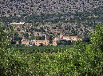 Kloster Agia Triada, Halbinsel Akrotiri, Region Chania, Kreta, Griechische Inseln, Griechenland, Europa - RHPLF33152