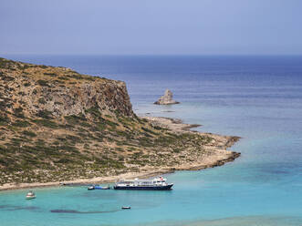 Kap Tigani, Blick von oben, Lagune von Balos, Halbinsel Gramvousa, Region Chania, Kreta, Griechische Inseln, Griechenland, Europa - RHPLF33207