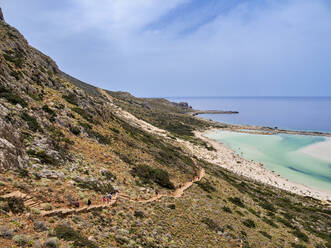 Lagune von Balos, Halbinsel Gramvousa, Region Chania, Kreta, Griechische Inseln, Griechenland, Europa - RHPLF33222