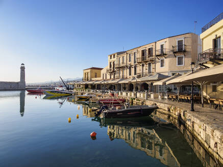 Alter venezianischer Hafen, Stadt Rethymno, Region Rethymno, Kreta, Griechische Inseln, Griechenland, Europa - RHPLF33236