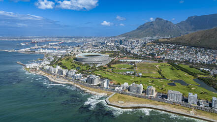 Aerial of Cape Town, South Africa, Africa - RHPLF33339