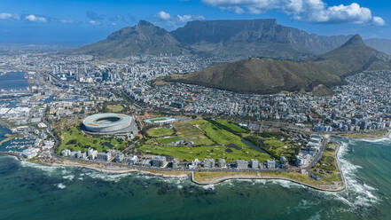 Aerial of Cape Town, South Africa, Africa - RHPLF33340