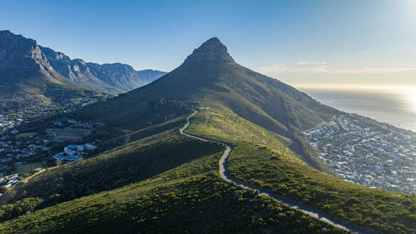 Luftaufnahme des Lion's Head, Kapstadt, Südafrika, Afrika - RHPLF33349