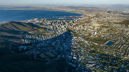 Aerial of Cape Town, South Africa, Africa - RHPLF33354