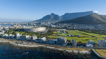 Aerial of Cape Town, South Africa, Africa - RHPLF33357