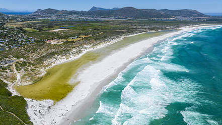 Luftaufnahme von Noordhoekstrand (Noordhoek Beach), Kapstadt, Kaphalbinsel, Südafrika, Afrika - RHPLF33371