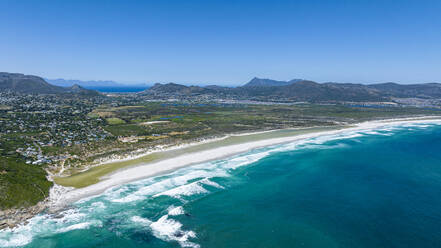 Luftaufnahme von Noordhoekstrand (Noordhoek Beach), Kapstadt, Kaphalbinsel, Südafrika, Afrika - RHPLF33373