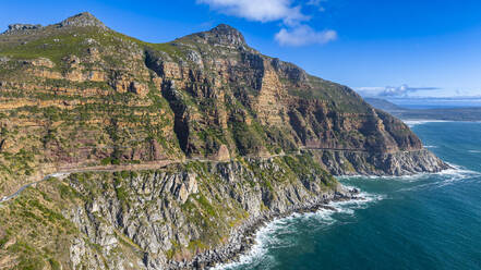 Luftaufnahme von Chapman's Peak Drive, Kapstadt, Kap-Halbinsel, Südafrika, Afrika - RHPLF33383