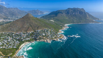 Aerial of Llandudno, Cape Town, Cape Peninsula, South Africa, Africa - RHPLF33387