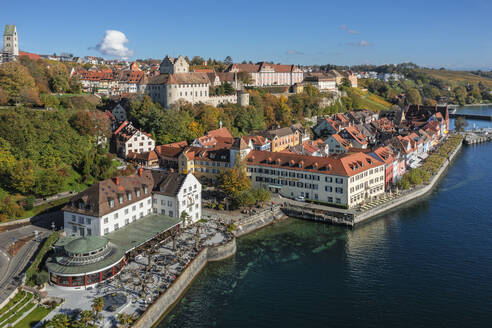 Alte Burg und Neue Burg, Meersburg, Bodensee, Oberschwaben, Baden-Württemberg, Deutschland, Europa - RHPLF33485