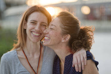 Portrait of two women, Milano, Italy. - ISF26326