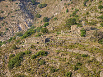 Old Settlement Ruins near Nikia Village, Nisyros Island, Dodecanese, Greek Islands, Greece, Europe - RHPLF33560