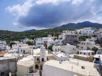 Mandraki Stadt, Blick von oben, Insel Nisyros, Dodekanes, Griechische Inseln, Griechenland, Europa - RHPLF33565