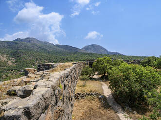 Paleokastro, Old Castle Ruins, Ancient Porphyris, Mandraki, Nisyros Island, Dodecanese, Greek Islands, Greece, Europe - RHPLF33590