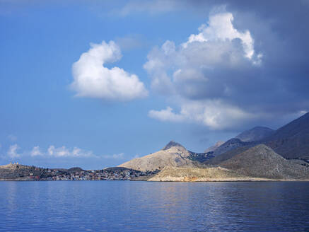 Blick auf die Insel Halki, Dodekanes, Griechische Inseln, Griechenland, Europa - RHPLF33594