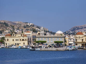 Hafen von Pothia (Kalymnos Stadt), Insel Kalymnos, Dodekanes, Griechische Inseln, Griechenland, Europa - RHPLF33616