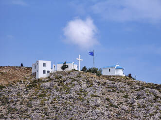 Kloster der Heiligen Dreifaltigkeit, Insel Kalymnos, Dodekanes, Griechische Inseln, Griechenland, Europa - RHPLF33625