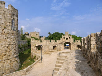 Saint Paul's Gate, Medieval Old Town, Rhodes City, Rhodes Island, Dodecanese, Greek Islands, Greece, Europe - RHPLF33644