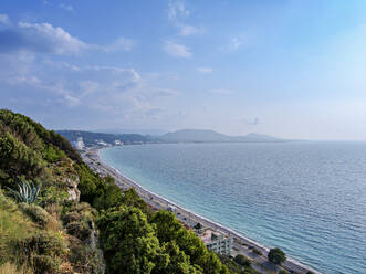 Küstenlinie vom St. Stephen's Hill (Monte Smith) aus gesehen, Rhodos-Stadt, Insel Rhodos, Dodekanes, Griechische Inseln, Griechenland, Europa - RHPLF33650