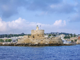 Festung des Heiligen Nikolaus, Rhodos-Stadt, Insel Rhodos, Dodekanes, Griechische Inseln, Griechenland, Europa - RHPLF33662