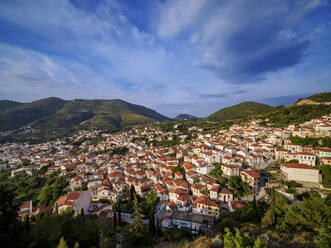 Ano Vathy, Blick von oben, Samos Stadt, Insel Samos, Nördliche Ägäis, Griechische Inseln, Griechenland, Europa - RHPLF33683