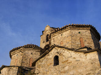 Post-byzantinische Kirche Ai Giannaki (St. Johannes) bei Sonnenuntergang, Ano Vathy, Samos Stadt, Insel Samos, Nord-Ägäis, Griechische Inseln, Griechenland, Europa - RHPLF33687