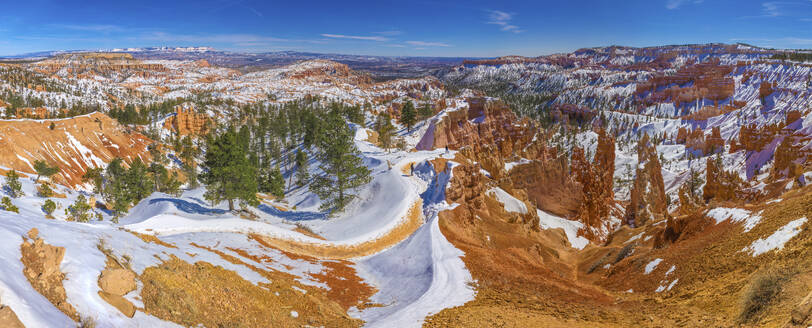 Aerial view of Bryce Canyon National Park, Utah, United States. - AAEF28111